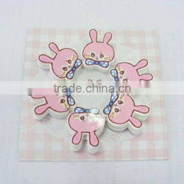 rabbit shape cute print mini bag clip