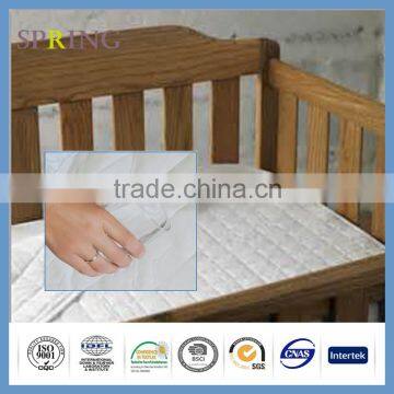 High Quality Chemical Free Cotton Waterproof Crib Baby Mattress Pad Protector