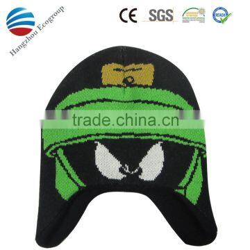 Wholesale winter warm knit cat hat