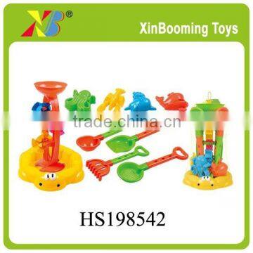 Hot sale plastic sand beach set for children, outdoor toy