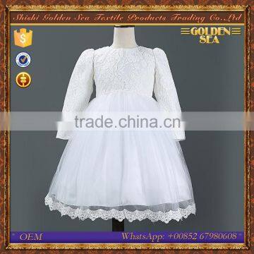 Wholesale Long Sleeve Wedding Dresses for Flower Girl photo-4