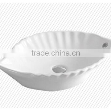 High quality ceramic art wash basin with overflow D-8194C