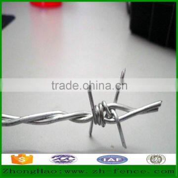 High Quality Galvanized or PVC Coated Barbed Wire Fencing Farmland Protection Fence photo-4