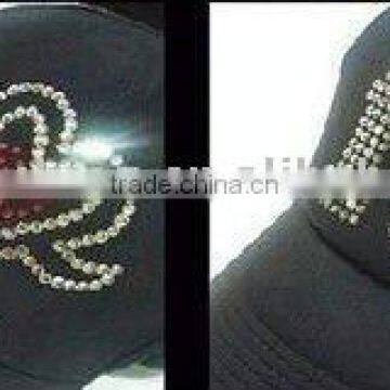 DIY designs of hats sew on rhinestone