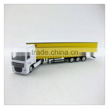 Full metal container diecast metal truck toy