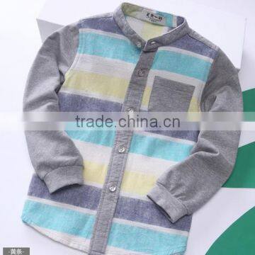 Direct manufacturer imported child clothes Autumn casua shirt