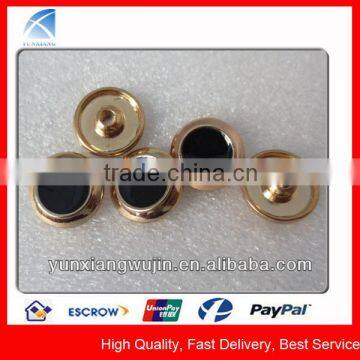 YX1161 Fashionable Gold Black Decorative Metal Rivets for Garment