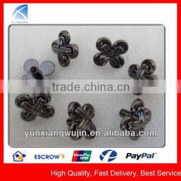 YX4700 Custom 10mm Flower Shape Decorative Metal Rivets for Jeans