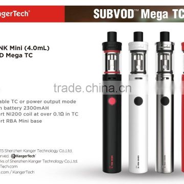 KangerTech Newest Subvod Mega Kit, 4ml top fill Tank, 40w TC battery