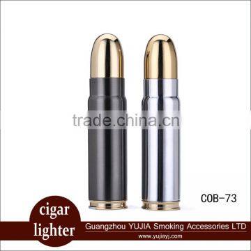 new product bullet shape custom gas cigar lighter 1 flame