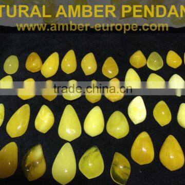 NATURAL AMBER PENDANTS FROM EUROPE
