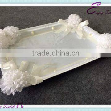 YHA#108 wedding plate series - polyester banquet wedding wholesale table cloth cover chair cover sash band