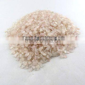 Rose Quartz Undrilled Chips