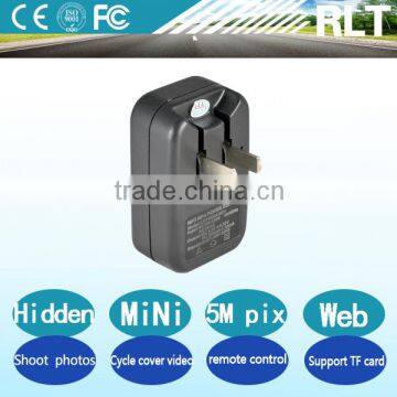 HD charge hidden camera motion detector wireless or cars outdoor housing 5 pin USB 365 days monitoring 32gbt TF card