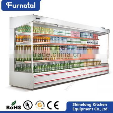 Heavy Duty Commercial Refrigeration Display Upright Freezer Showcase