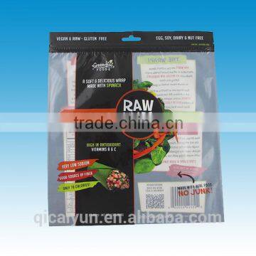 Custom printed plastic bag for snack dried food