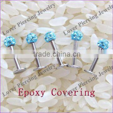 New Design High Polish Stainless Steel Unique Labret Studs [FC-962D]