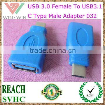 Factory selling USB 3.0 Female To 3.1 Male USB-C Adapter 032