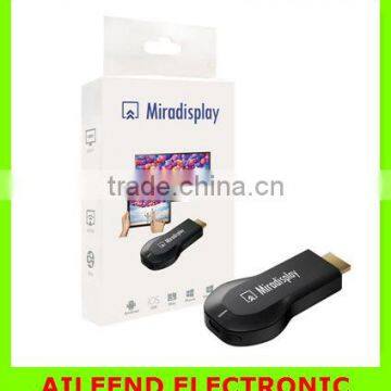 Miracast ezcast Dongle WiFi Wireless Display , DLNA Airplay Android Chromecast Streaming Media Player HD 1080P HDMI TV Stick Box
