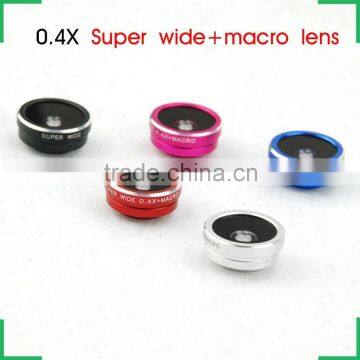 wide angle macro Lens 2 in 1 universal clip lens kit for iphone 6 6 plus Samsung Galaxy