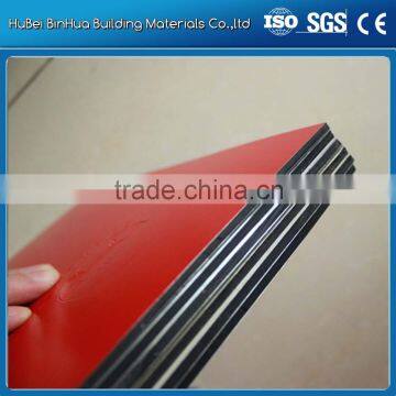 china red aluminum composite panel