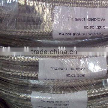 High Pressure Ptfe Steel Wire Braided Flexible Teflon Hose photo-4