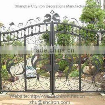 Forged iron gate wrought iron gates