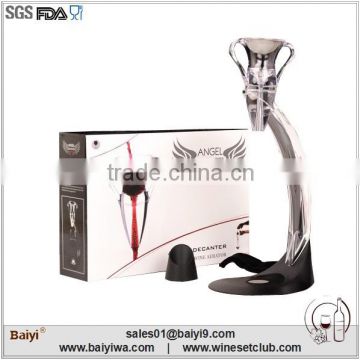 Deluxe Red Wine Aerator unique wine decanters For Bar Glass Tower Stylish