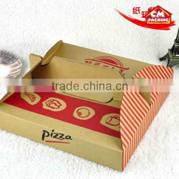 White custom printed pizza boxes