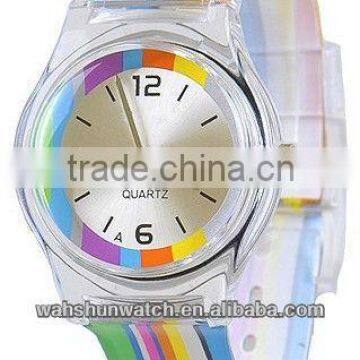 Personalized cheap plastic colorful watches