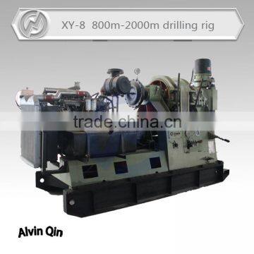 XY-8 big water bore well drilling rig for hydro power project