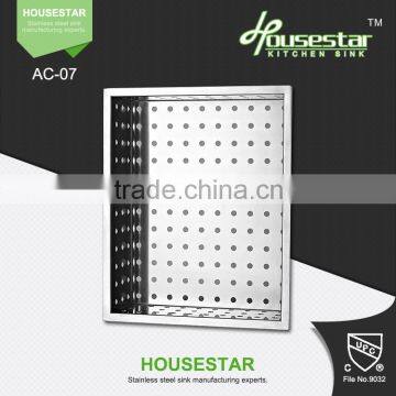 2015 New Colander Design Fruit and Vegetable Stainless Steel Colander With Handle And Stand photo-5