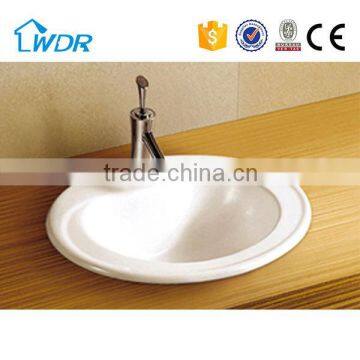 Chinese ceramic cheap oval Counter Top Wash Basin