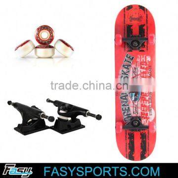 cross-country skateboard skating pu wheel maple wood skateboards for kids