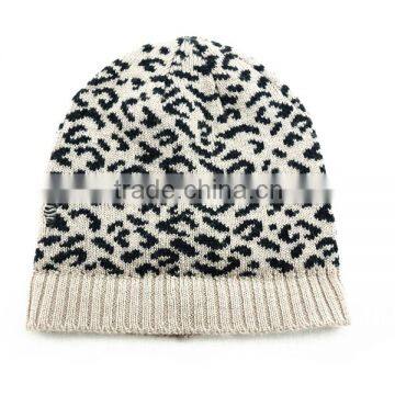 Warm Design Acrylic Knitting Stripe Custom Ski Beanie photo-3