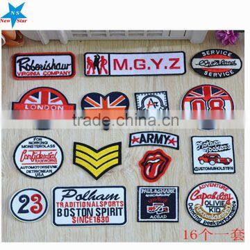 Embroidery number patches embroidery designs embroidery patch for clothing