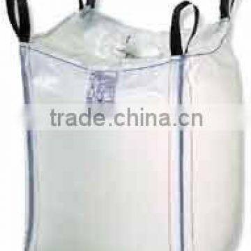 U-Panel big bag with overlock stitch/ non-food grade pp bags/flat bottom and spout top