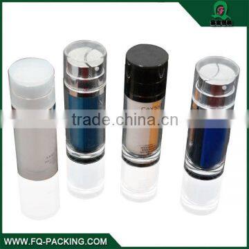 plastic dual tube packaging bottles