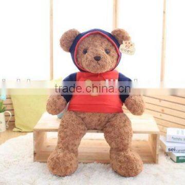 lovely cartoon 85cm length light and dark brown cloth teddy bear plush toy doll