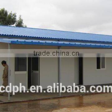 China prefabricated homes used as camp facility at campsite