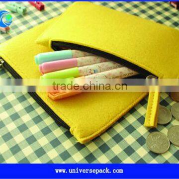 Special custom felt pencil bag with zipper