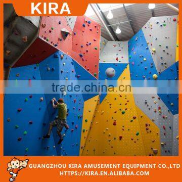 hot sale adventure games artificial outdoor climbing wall for children