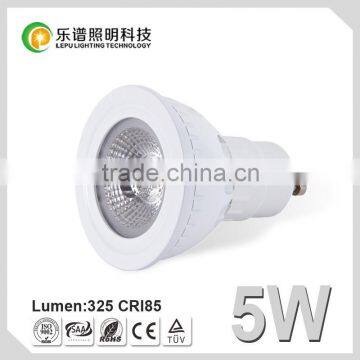 high efficiency CRI85 sharp cob led spotlight gu10 3 years warranty