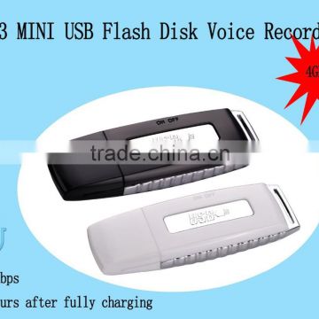 usb flash drive and mini HD voice recorder with 4GB 8GB Internal Memory and Support XP,Vista,Win7