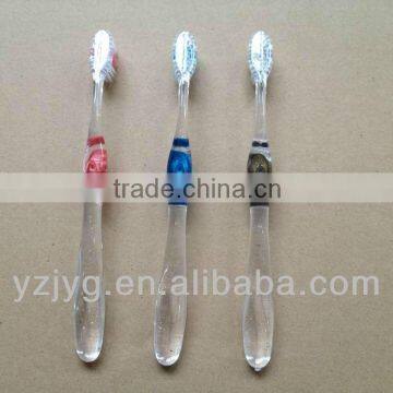 2013 trasparent handle toothbrush