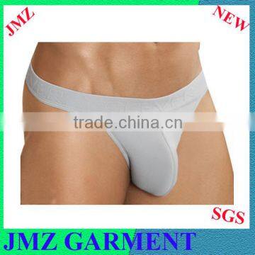 Sexy Underwear/Ultra-thin high elastic smooth convex pouch man U low-rise thong T pants