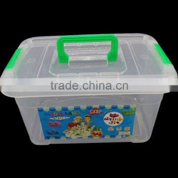 2016 hot sale package box /plastic packing case/magic sand packing box