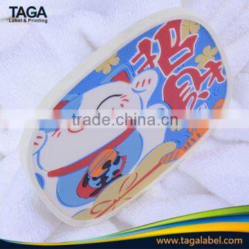 high quality China custom pvc sticker label