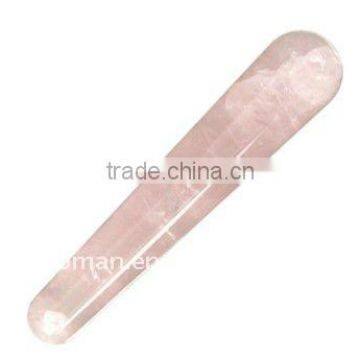 120x25mm rose quartz massage gemstone wands