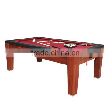 6 in 1 Multi Game Table Wooden Color ( dining table ,pool table ,table tennis table , air hockery table , roulette table ,poker                        
                                                Quality Choice